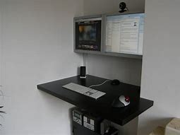 Image result for floating corner desk
