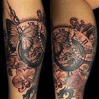 Image result for Steampunk Clock Key Tattoo