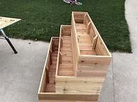 Image result for DIY Tiered Planter Box