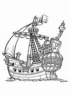 Image result for Pirate Ship Coloring Pages
