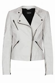 Image result for Ladies Faux Leather Gray Jacket
