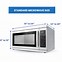 Image result for Over Range Microwave Oven Sizes