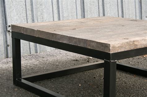 Combine 9   Industrial Furniture – Reclaimed Wood Coffee Table
