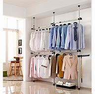 Image result for Closet Clothes Hanging Racks