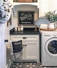 Image result for farmhouse laundry room decor