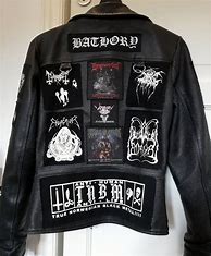 Image result for Black Metal Battle Jacket