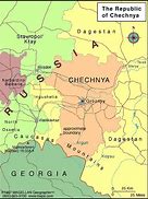 Image result for Chechnya Ukraine Map