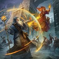 Image result for Wizard Battle Staff Artwork