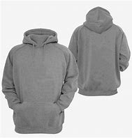 Image result for Grey Hoodie Sweatshirt Back