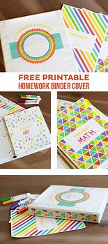 Image result for Homework Binder Cover Printable Free