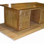 Image result for Wooden Executive Desk with Built in Outlet