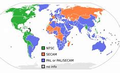 Image result for PAL/NTSC Map