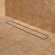 Image result for Linear Shower Drain Matte Black