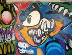 Image result for Chris Brown's House with Crazy Graffiti
