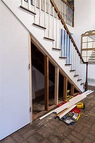 Image result for Hidden Door Under Stairs Closet