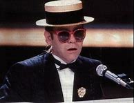 Image result for Elton John Black and White 80s