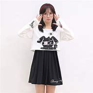 Image result for Cute Dress For Teens Girl Two Piece Set Bunny Prints Casual Cotton Dresses For Spring Autumn