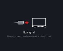 Image result for No Signal HDMI 1