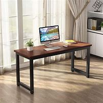 Image result for Black Computer Desk Home Office Furniture