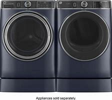 Image result for Blue GE Washer and Dryer in a Room