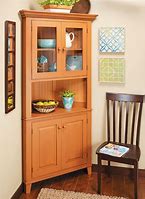 Image result for Wood Corner Cabinet