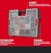 Image result for CRAFTSMAN 2-Pack 14-Compartment Plastic Small Parts Organizers