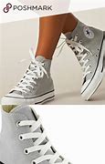 Image result for Converse Grey High Tops with Patch Logo