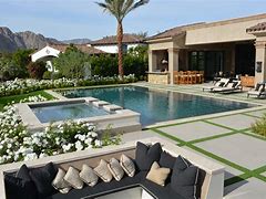 Image result for Inground Swimming Pool Designs with Hot Tub