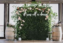 Image result for Silk Flower Wall