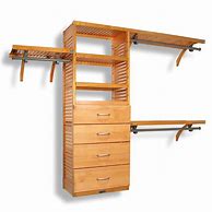 Image result for wood closets organizer