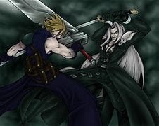 Image result for Cloud X Sephiroth Fan Art