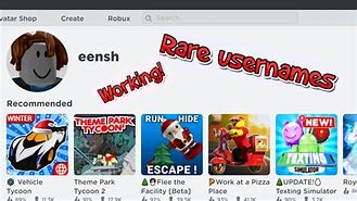 Image result for Rare Usernames for Roblox