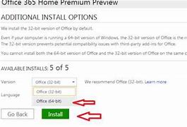 Image result for How to Install 64-Bit Office