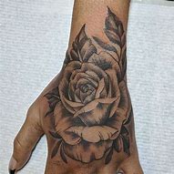 Image result for Hand with Rose Tattoo