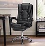 Image result for Leather Rolling Office Chair