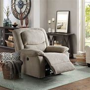 Image result for Serta Push-Button Power Recliner With Deep Body Cushions, Upholstered, Multiple Colors