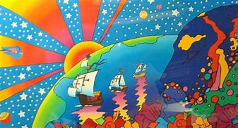 Image result for 60s Psychedelic Art Peter Max