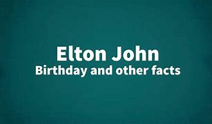 Image result for Elton John Cookie