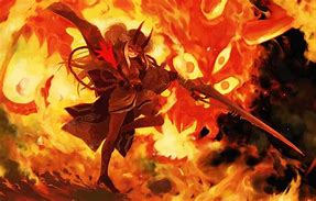 Image result for Anime Fire Background