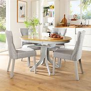 Image result for Grey Round Dining Table