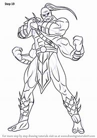 Image result for How to Draw Mortal Kombat Characters