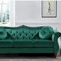 Image result for Chevron Green Sofa