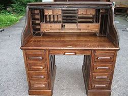 Image result for Antique Roll Up Desk
