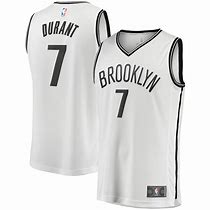 Image result for Men's Kevin Durant Fanatics Branded Black Brooklyn Nets 2019/20 Fast Break Replica Jersey - Icon Edition Size: S