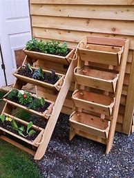 Image result for Vertical Planter Boxes with Scrap Wood