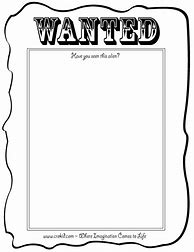 Image result for Wanted Coloring Pages for Kids