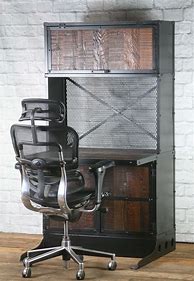 Image result for Rustic Computer Desk with Hutch
