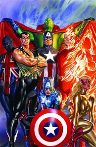 Image result for Alex Ross Avengers 60th Anniversary