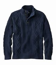 Image result for Men's Heritage Soft Cotton Fisherman Sweater, Crewneck White Extra Large | L.L.Bean