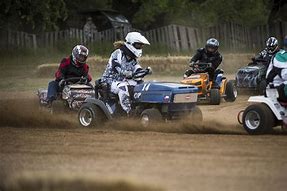 Image result for Lawn Mower Racing